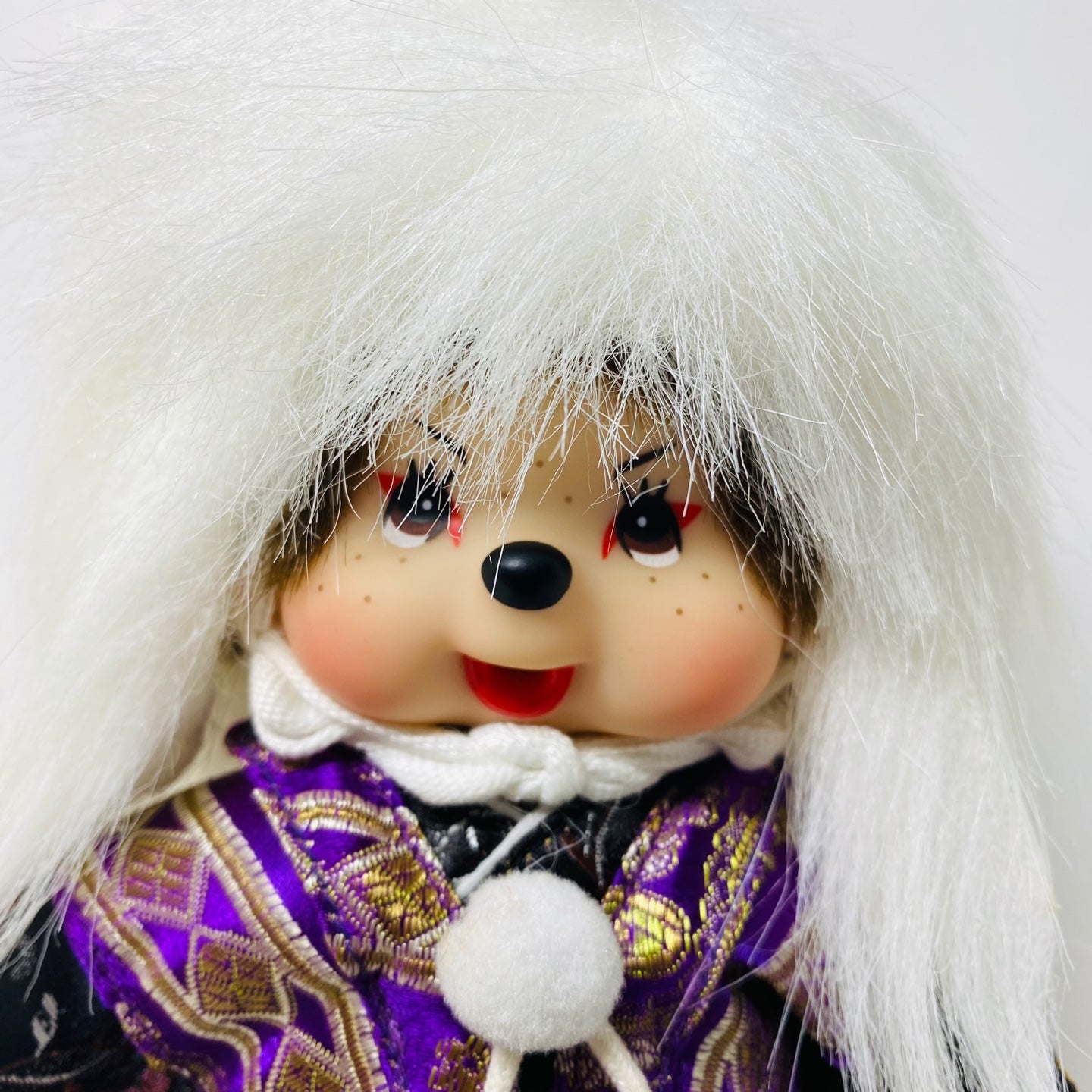 Monchhichi S size Kabuki plush monkey doll thumb sucker Rare 2013 limited