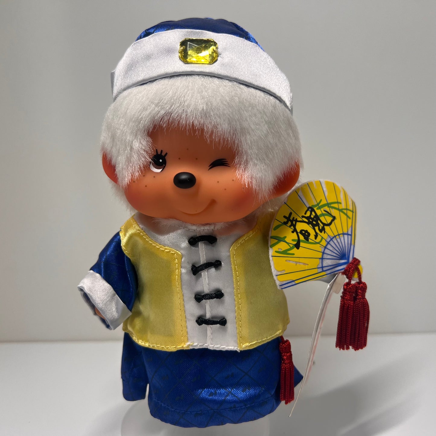 Monchhichi S size Funny Face Monchhichi Wiseman Super Rare