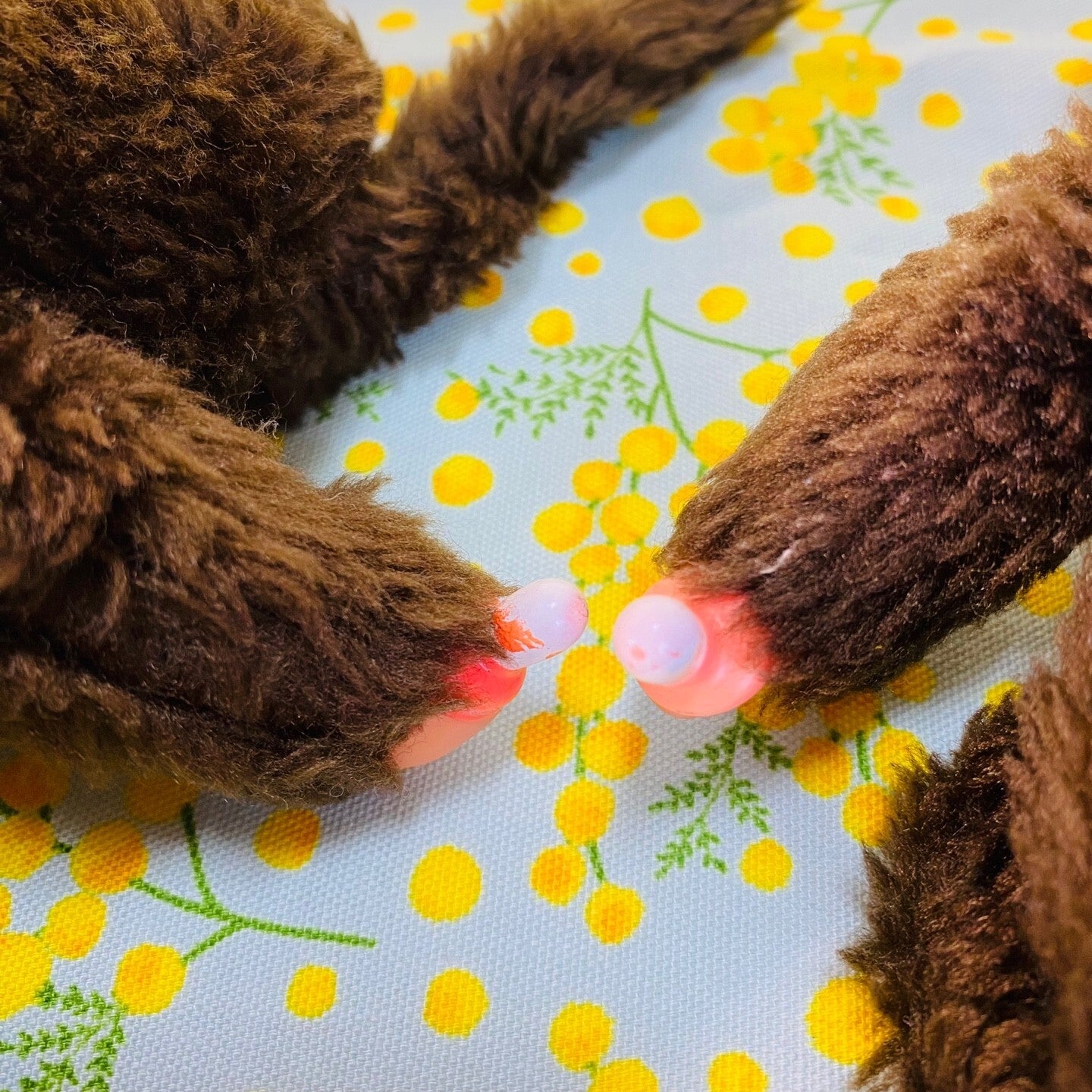 Monchhichi Vintage 2nd Gen S size boy & girl pair plush doll thumb sucker #5