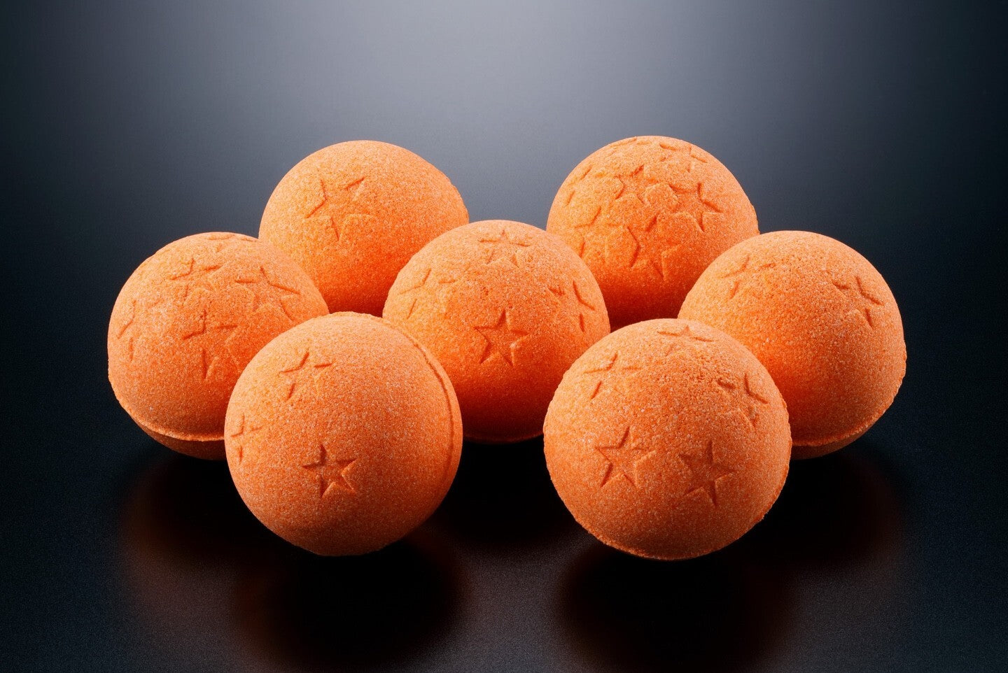 Bath bomb Dragonball Orange scent 5 pieces in a set "Random Mascot Inside"