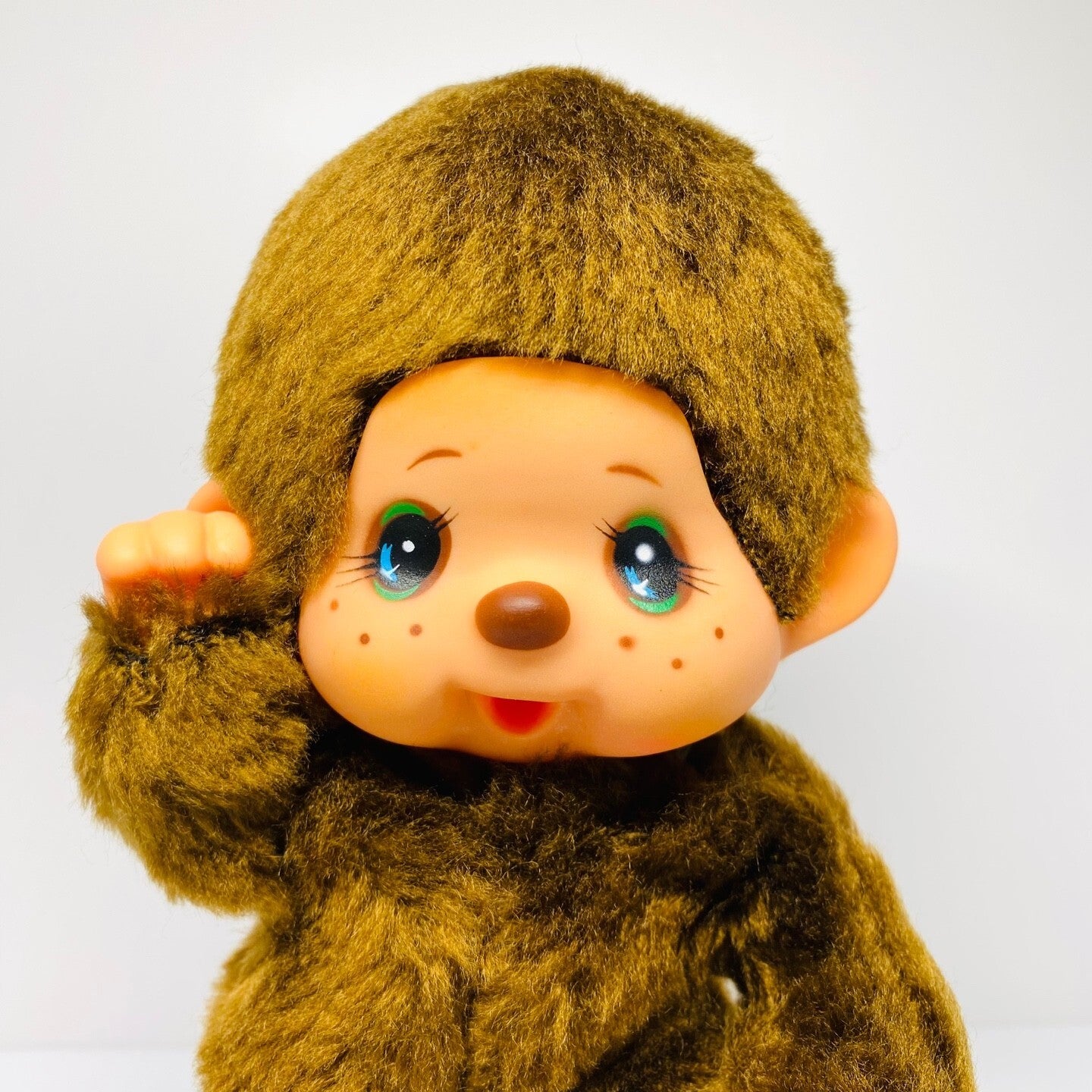 Monchhichi Vintage Fancy plush monkey doll Thumb Sucker S size rare