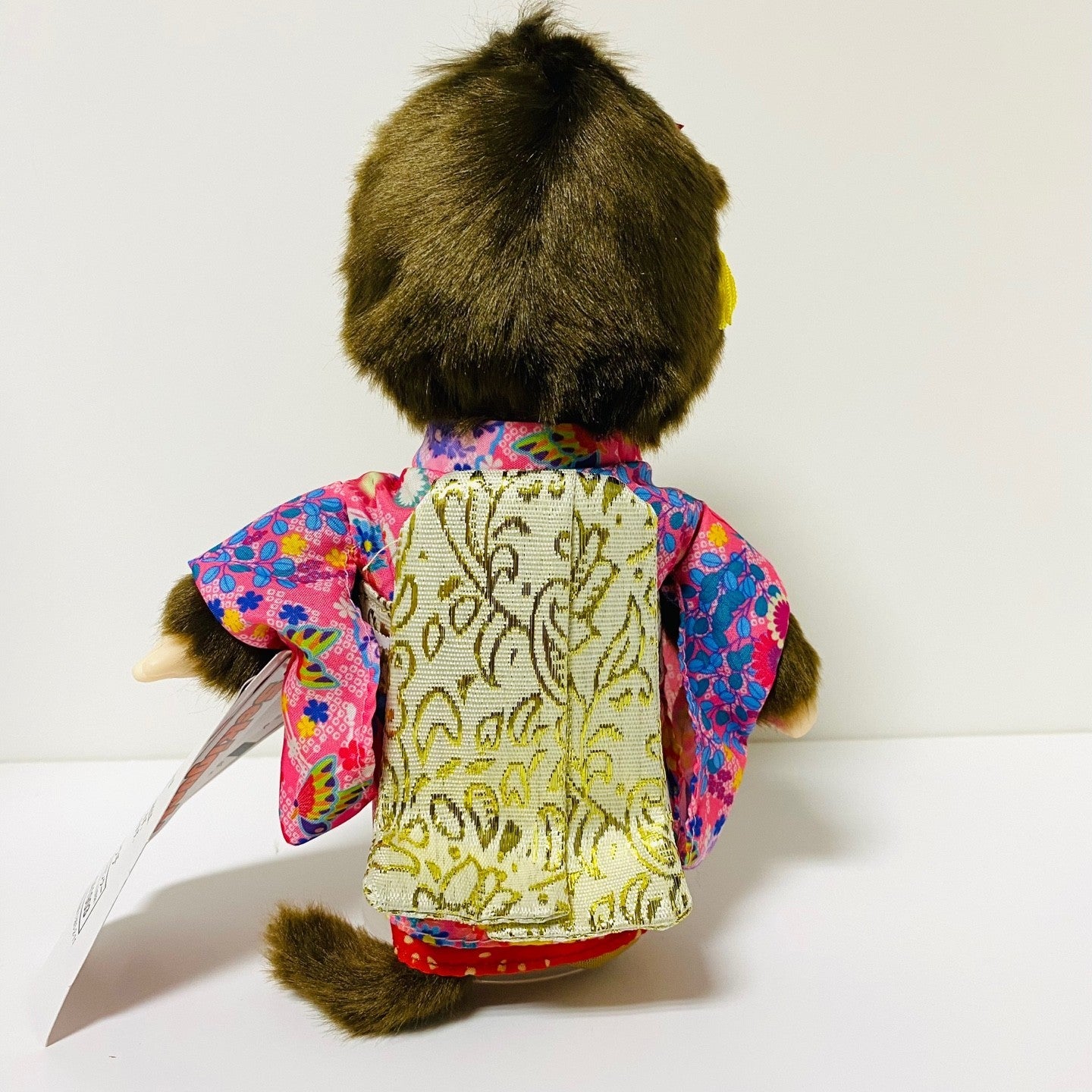 Monchhichi S size Maiko Kimono plush monkey doll Rare thumb sucker