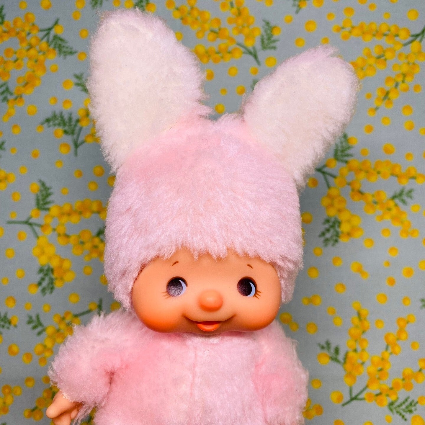 Monchhichi Vintage My chhichi Friend Usagi Rabbit Chimutan plush doll Super Rare