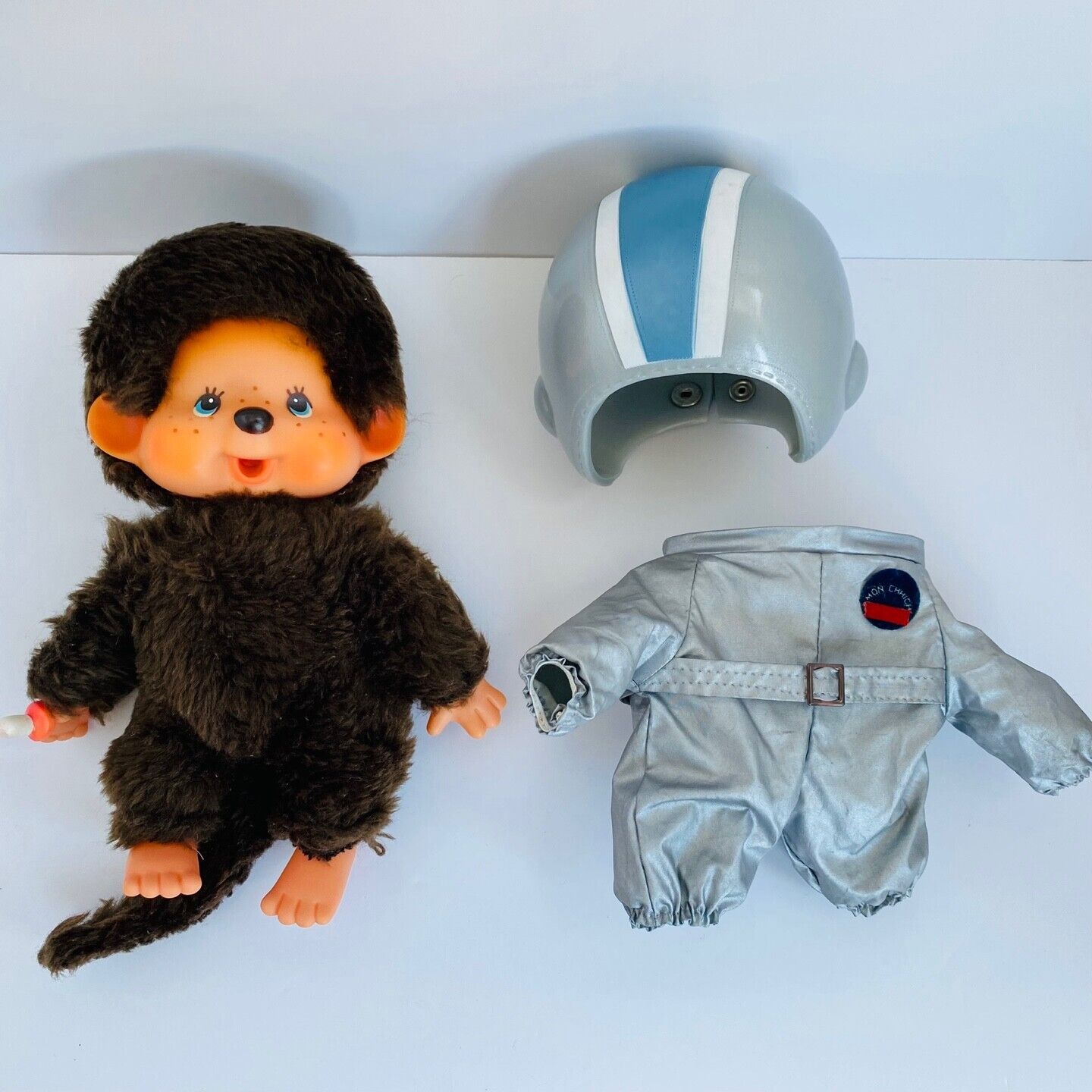 Monchhichi Vintage S size Astronaut Vintage Space fantasy Edition 1979 Monkey Doll super rare