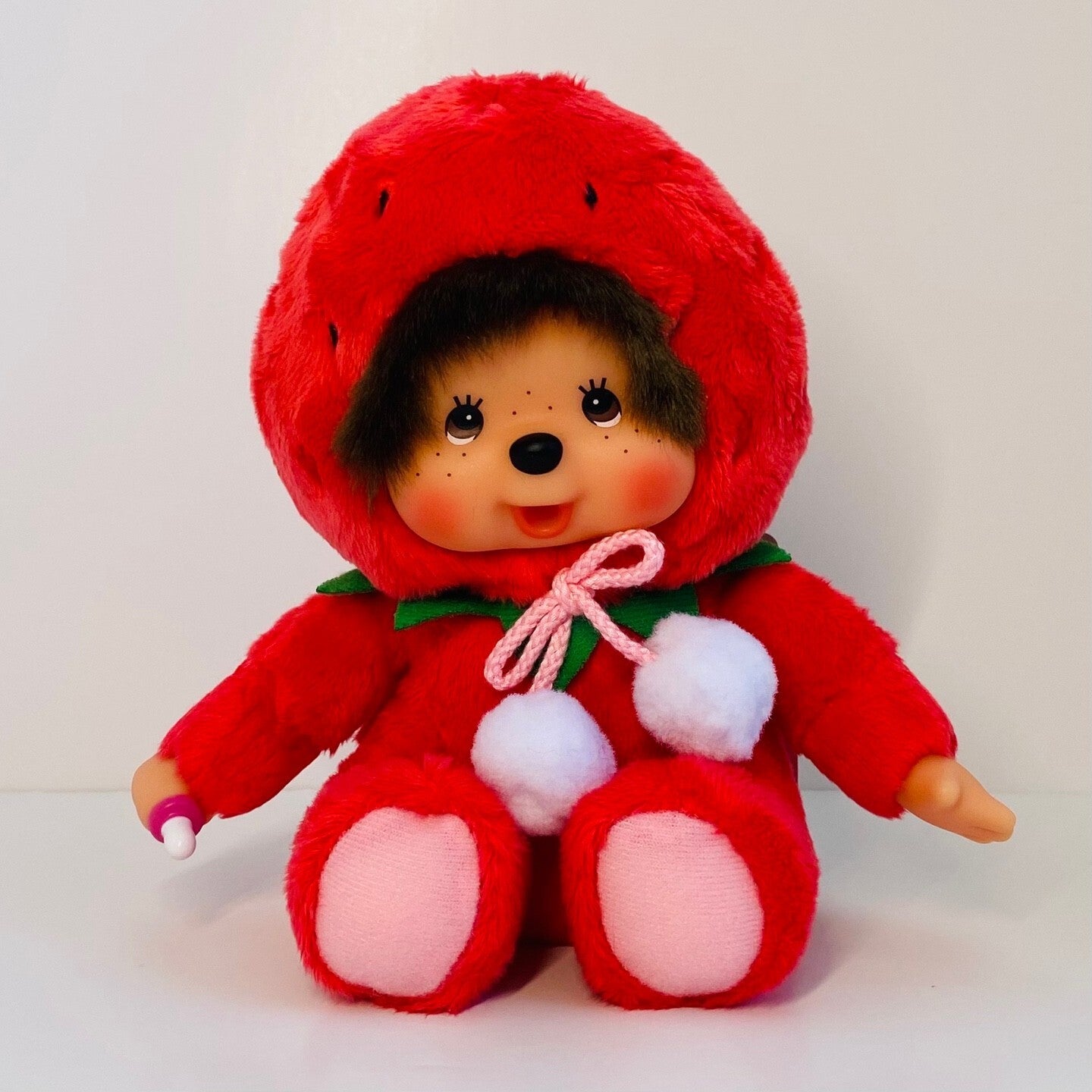 Monchhichi S size Fukuoka Limited edition Strawberry with tag Rare