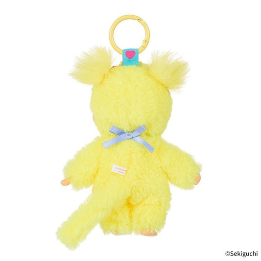 Monchhichi SS size Sweet Lollipop Ver Monchhichi Twin-Tail Girl Keychain Plush
