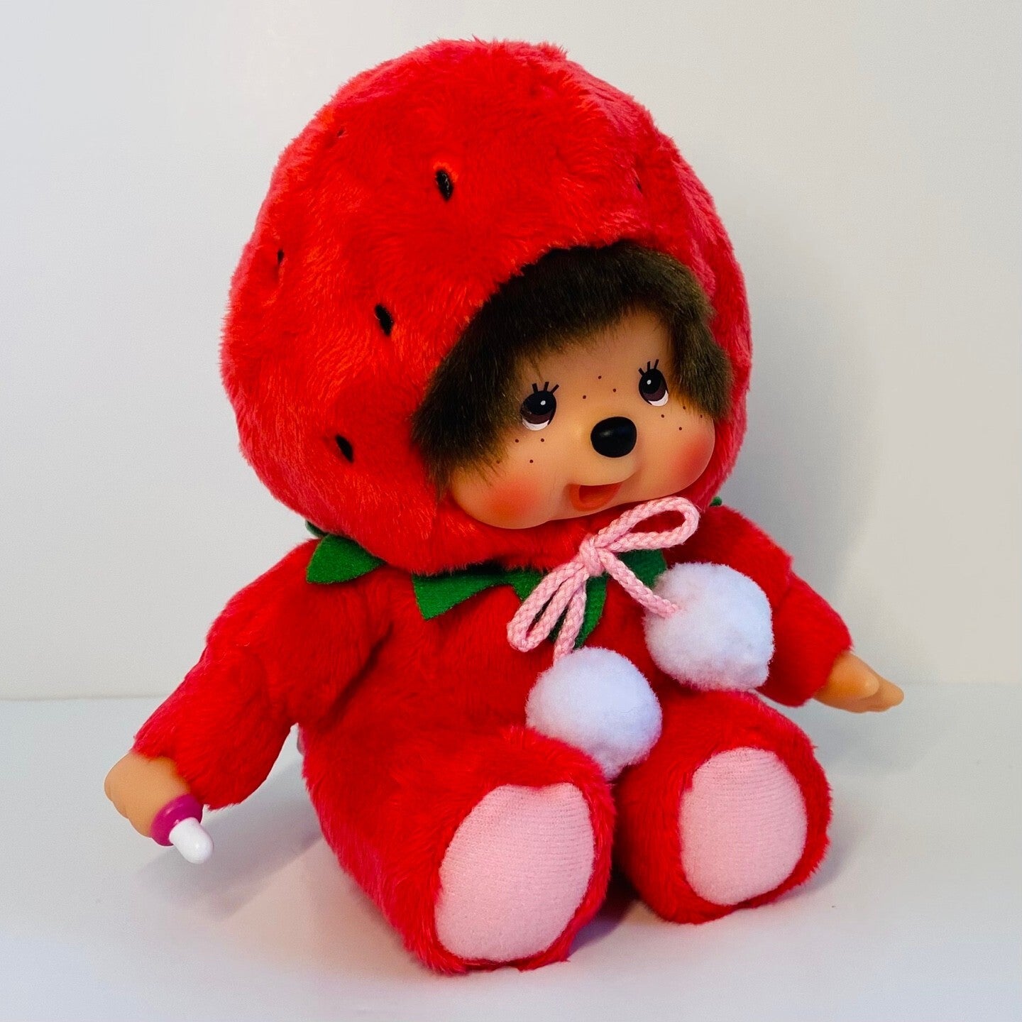 Monchhichi S size Fukuoka Limited edition Strawberry with tag Rare