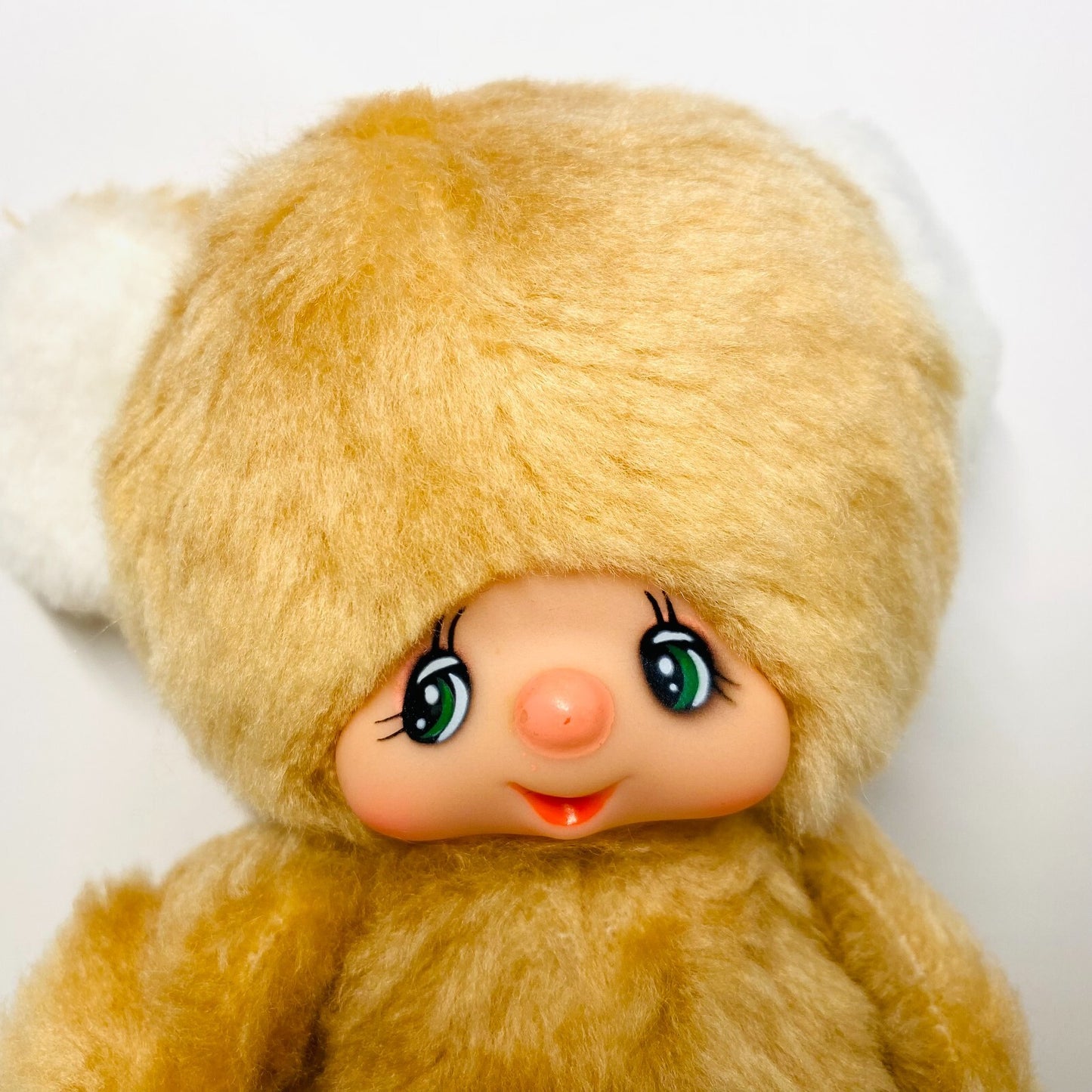 monchhichi Vintage bear plush monkey doll S size Super Rare from Japan