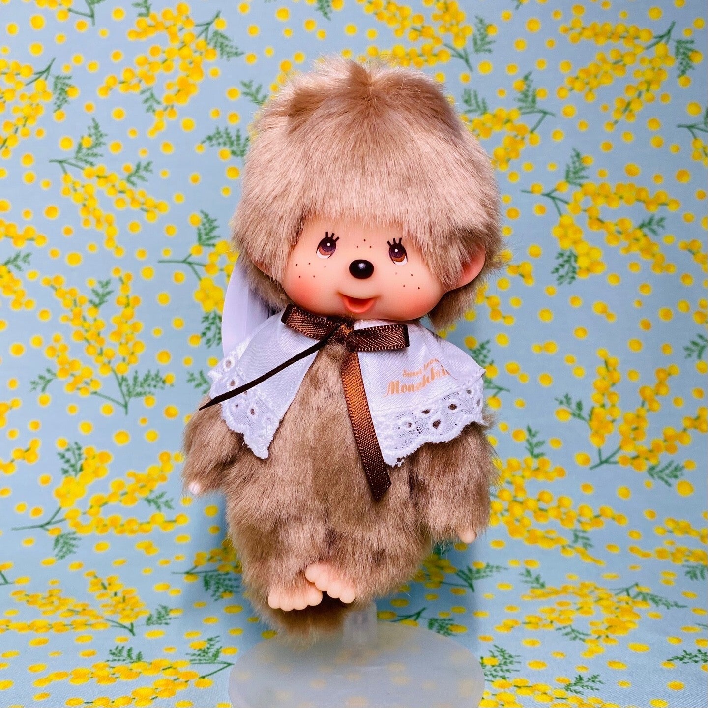 Monchhichi Keychain Sweet Brown SS size plush monkey doll thumb sucker