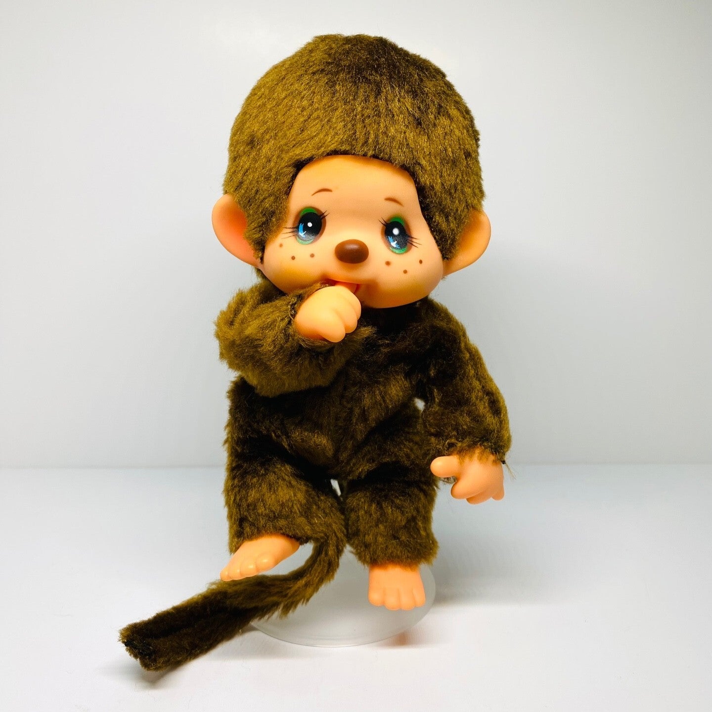 Monchhichi Vintage Fancy plush monkey doll Thumb Sucker S size rare