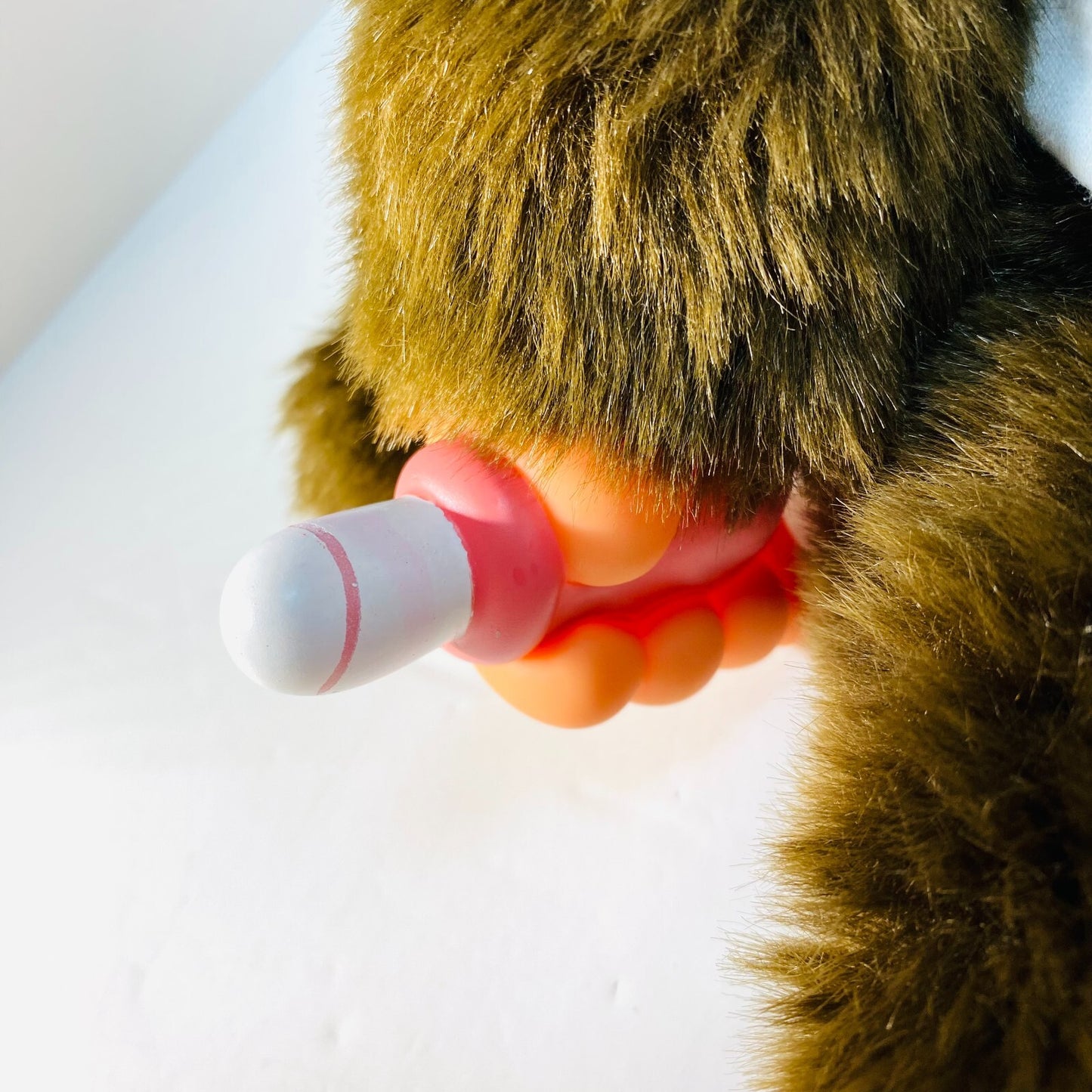Monchhichi XL size plush monkey doll thumb sucker 51cm height Sekiguchi rare USED