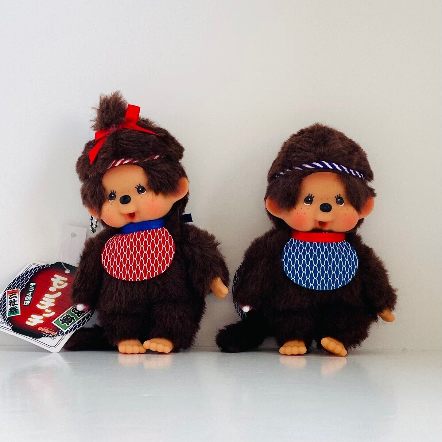 Monchhichi Keychain Asakusa Limited Edition pair SS size plush monkey doll