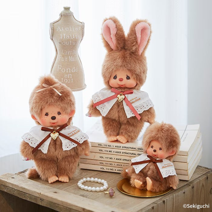Monchhichi Keychain Sweet Brown SS size plush monkey doll thumb sucker