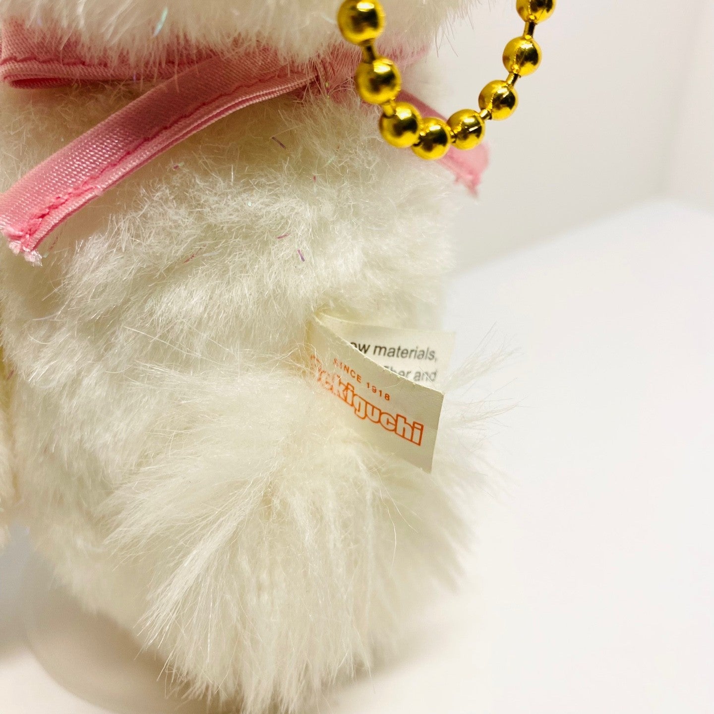 Monchhichi S size Bunny Rabbit glitter plush monkey doll Keychain Super Rare