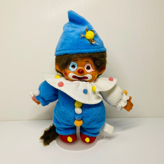 Monchhichi S size Pierrot Vintage 1980s~ Super Rare Pre-owned