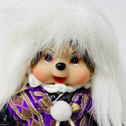 Monchhichi S size Kabuki plush monkey doll thumb sucker Rare 2013 limited