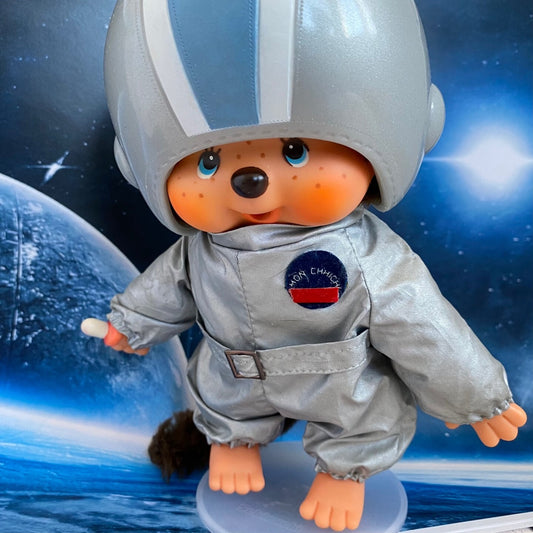 Monchhichi Vintage S size Astronaut Vintage Space fantasy Edition 1979 Monkey Doll super rare