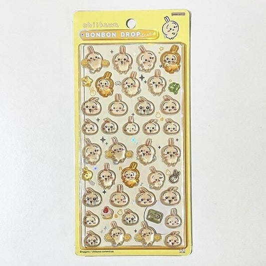 BonBon Drop Seal Sticker Chiikawa Usagi Rabbit NEW Super Rare Yellow