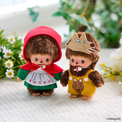 Monchhichi Bebichhichi S size Okami Wolf & Little Red Riding Hood pair set