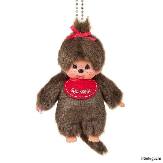 Monchhichi SS size Keychain Standard 11cm height girl Kawaii Sekiguchi Japan