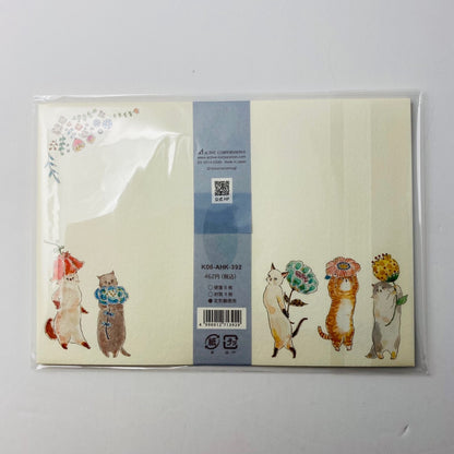 Tocorocomugi Letter set Cat Design paper letter