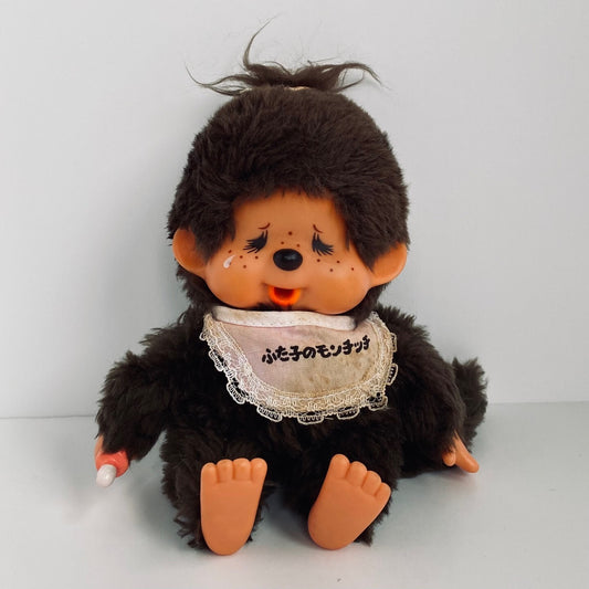 Monchhichi Vintage 1980s Crying Thumb sucker S size plush monkey doll #2
