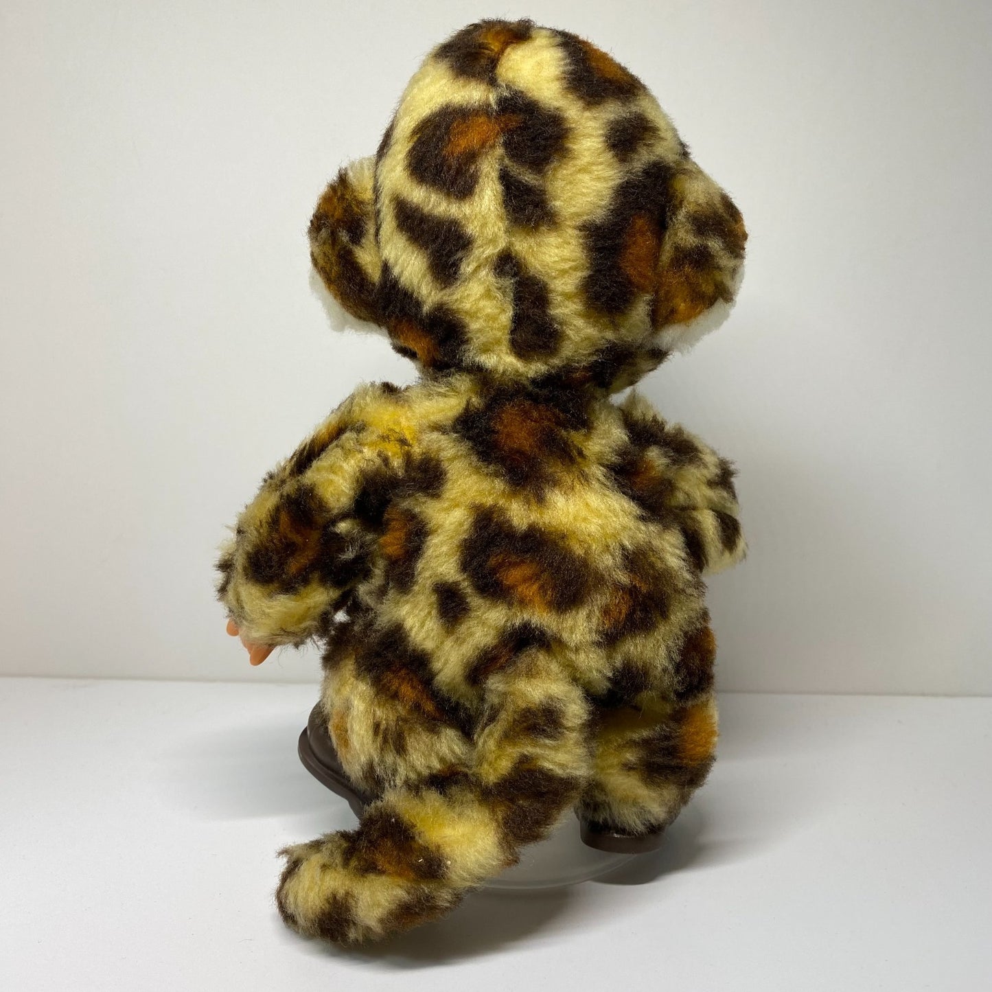 Monchhichi Vintage S size Leopard design thumb sucker Super Rare from Japan
