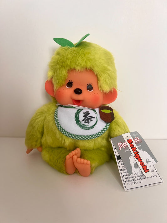 Monchhichi M size Matcha Green Tea Plush Thumb Sucker Super Rare from Japan