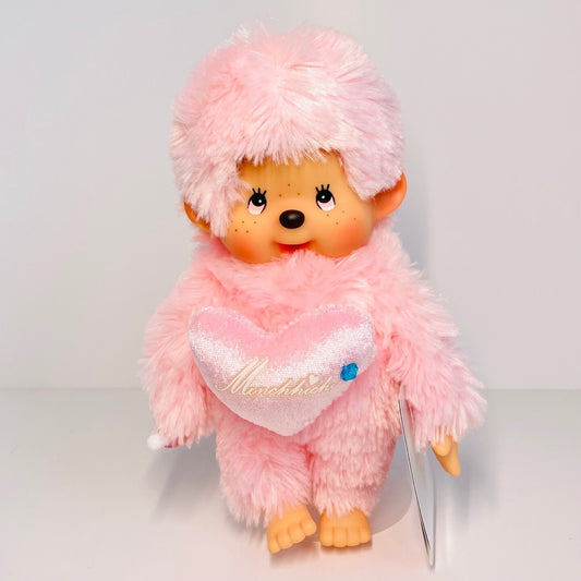 Monchhichi S size Love Edition Pink eyes Plush Monkey doll Thumb sucker Rare