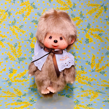 Monchhichi Keychain Sweet Brown SS size plush monkey doll thumb sucker