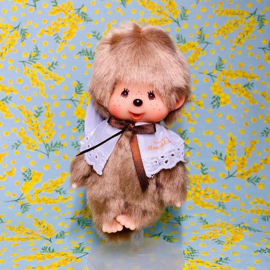 Monchhichi Keychain Sweet Brown SS size plush monkey doll thumb sucker