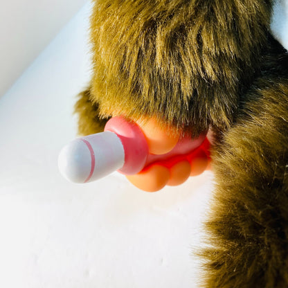 Monchhichi XL size plush monkey doll thumb sucker 51cm height Sekiguchi rare USED