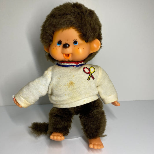 Monchhichi Vintage S size 3rd generation blue eyes plush sekiguchi Japan #24