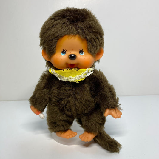 Monchhichi S size Vintage 3rd Gen blue eyes plush from Sekiguchi Japan Rare #7