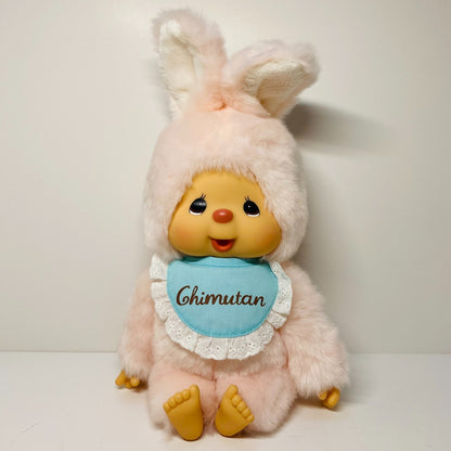 Monchhichi M size Chimutan Pink plush rabbit doll Monchhichi Friend