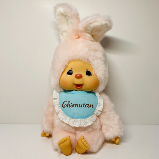 Monchhichi M size Chimutan Pink plush rabbit doll Monchhichi Friend
