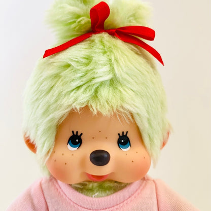 Monchhichi S size Aichi Expo 2005 limited edition thumb sucker plush doll Rare USED